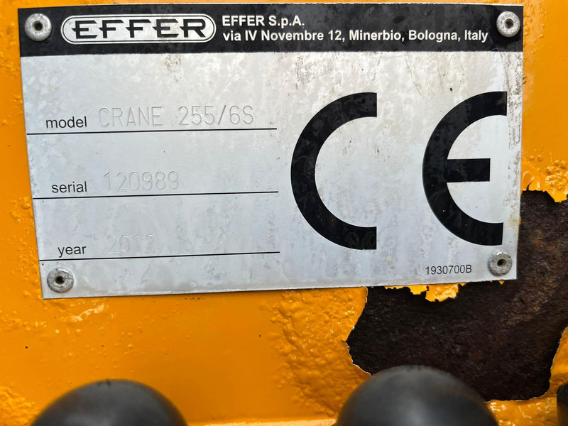 משאית צד נופל/ שטוחה, משאית מנוף Scania R 500 6x2*4 EFFER 255/6S / PLATFORM L=6620 mm: תמונה 12