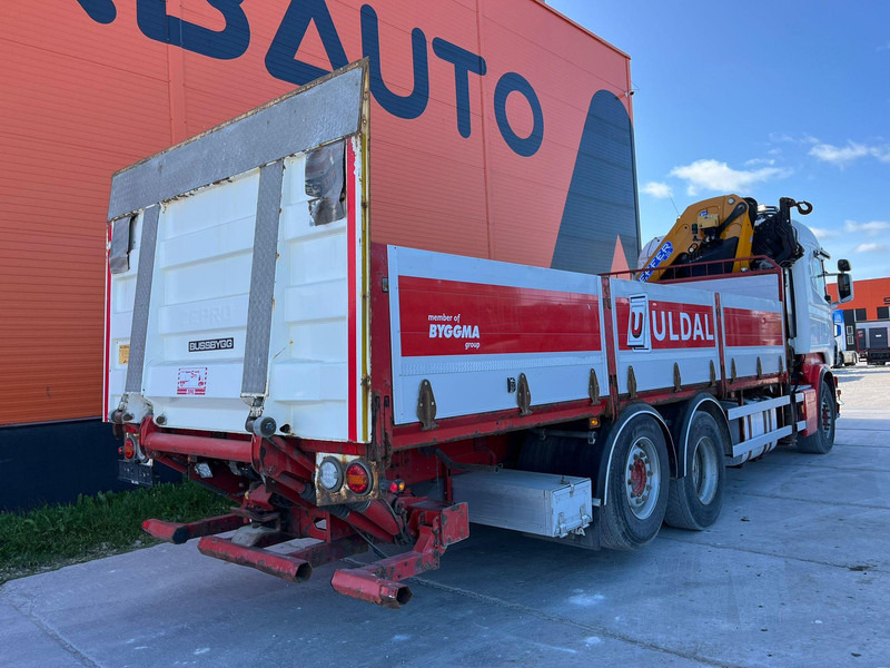 משאית צד נופל/ שטוחה, משאית מנוף Scania R 500 6x2*4 EFFER 255/6S / PLATFORM L=6620 mm: תמונה 6