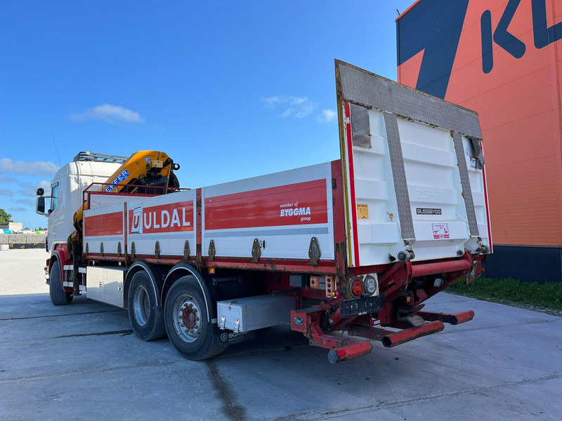 משאית צד נופל/ שטוחה, משאית מנוף Scania R 500 6x2*4 EFFER 255/6S / PLATFORM L=6620 mm: תמונה 7