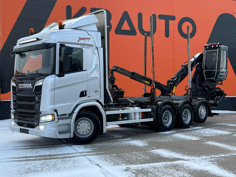 Scania R 520 8x4*4 RETARDER - משאית עץ, משאית מנוף: תמונה 2 Scania R 520 8x4*4 RETARDER - משאית עץ, משאית מנוף: תמונה 2
