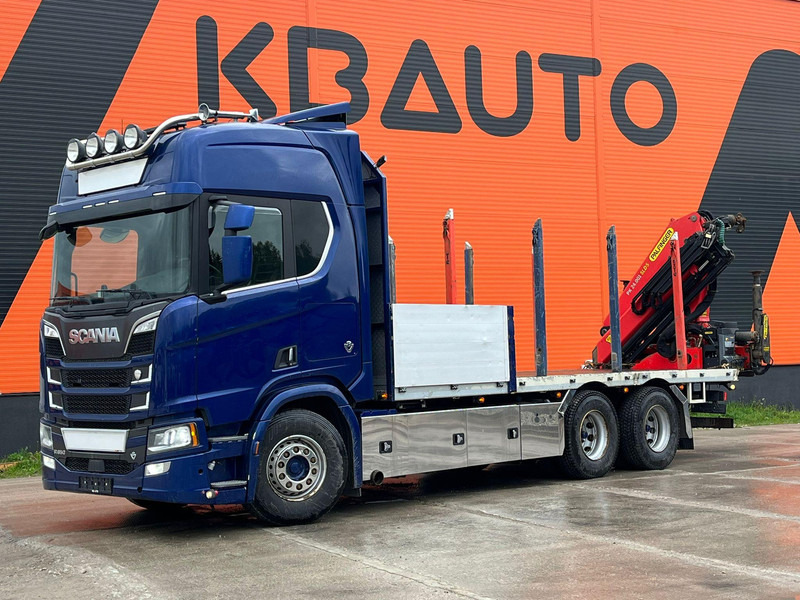 Scania R 650 6x4 PK24001 / PLATFORM L=6800 mm - משאית צד נופל/ שטוחה, משאית מנוף: תמונה 2 Scania R 650 6x4 PK24001 / PLATFORM L=6800 mm - משאית צד נופל/ שטוחה, משאית מנוף: תמונה 2