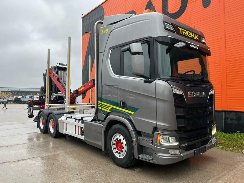 Scania R 650 6x4 RETARDER - משאית עץ, משאית מנוף: תמונה 4 Scania R 650 6x4 RETARDER - משאית עץ, משאית מנוף: תמונה 4