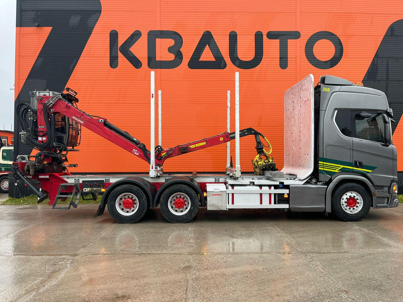 Scania R 650 6x4 RETARDER - משאית עץ, משאית מנוף: תמונה 5 Scania R 650 6x4 RETARDER - משאית עץ, משאית מנוף: תמונה 5