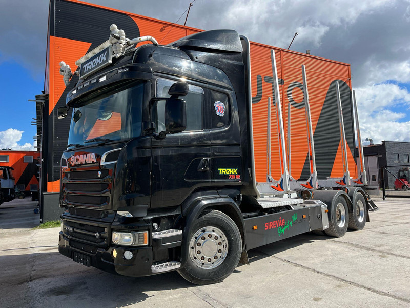 Scania R 730 6x4 RETARDER - משאית עץ, משאית מנוף: תמונה 2 Scania R 730 6x4 RETARDER - משאית עץ, משאית מנוף: תמונה 2