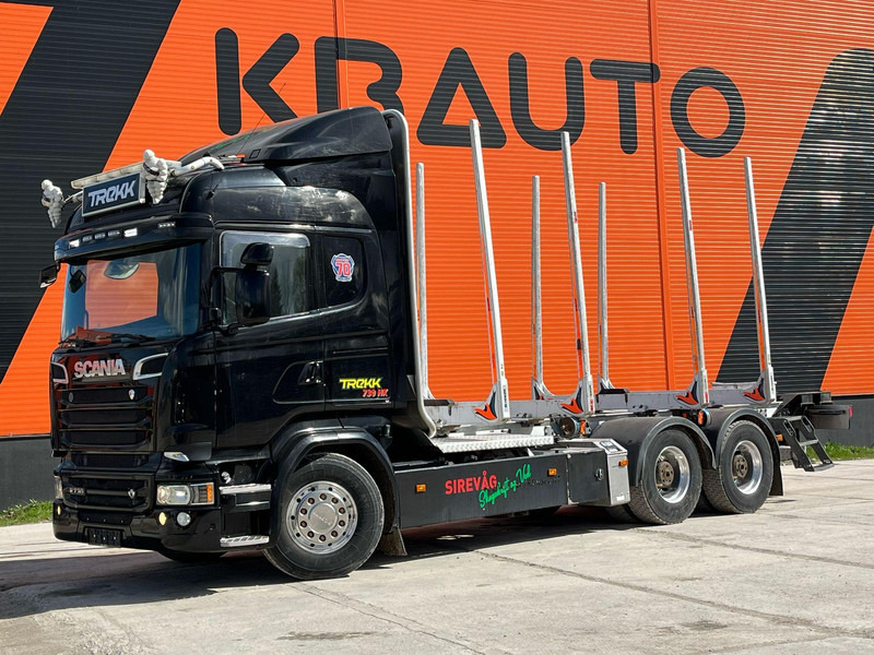Scania R 730 6x4 RETARDER - משאית עץ, משאית מנוף: תמונה 1 Scania R 730 6x4 RETARDER - משאית עץ, משאית מנוף: תמונה 1