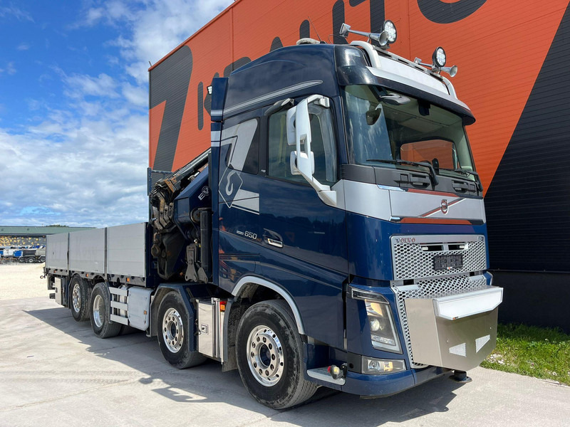 Volvo FH 16 650 8x2*6 HMF 6020K-RC + JIB / PLATFORM L=6344 mm - משאית צד נופל/ שטוחה, משאית מנוף: תמונה 4 Volvo FH 16 650 8x2*6 HMF 6020K-RC + JIB / PLATFORM L=6344 mm - משאית צד נופל/ שטוחה, משאית מנוף: תמונה 4
