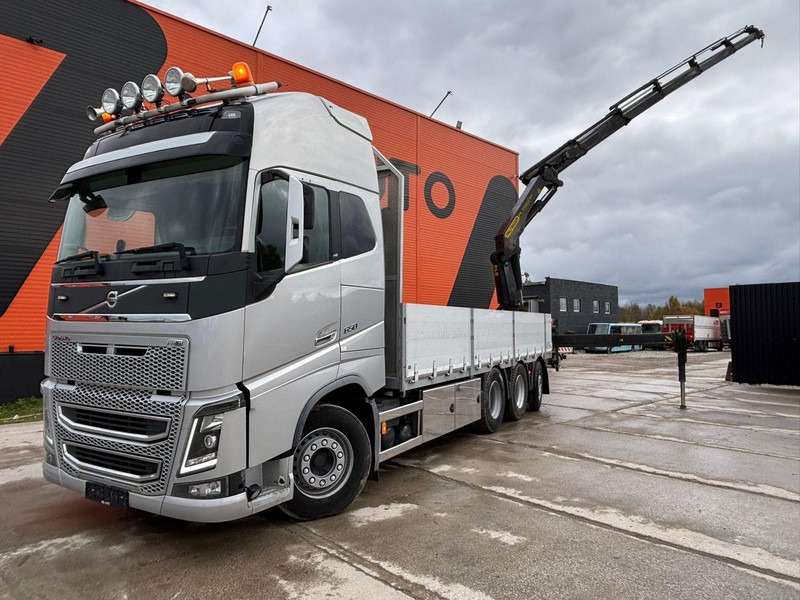 Volvo FH 16 650 8x4*4 PALFINGER PK 33002 EH / PLATFORM L=6779 mm - משאית צד נופל/ שטוחה, משאית מנוף: תמונה 1 Volvo FH 16 650 8x4*4 PALFINGER PK 33002 EH / PLATFORM L=6779 mm - משאית צד נופל/ שטוחה, משאית מנוף: תמונה 1