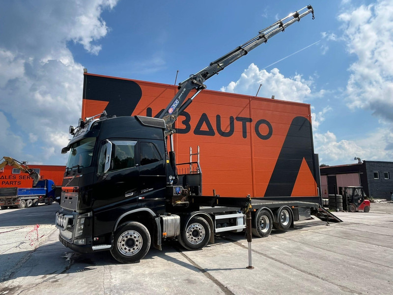 Volvo FH 16 750 8x4 HMF2620K-5 / WINCH / PLATFORM L=7100 mm - משאית הובלה אוטומטית: תמונה 1 Volvo FH 16 750 8x4 HMF2620K-5 / WINCH / PLATFORM L=7100 mm - משאית הובלה אוטומטית: תמונה 1