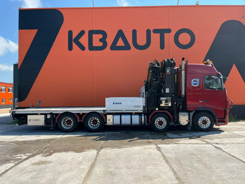 Volvo FH 480 8x4 HIAB 1055E-8 / WINCH / PLATFORM L=6928 mm - משאית צד נופל/ שטוחה, משאית מנוף: תמונה 5 Volvo FH 480 8x4 HIAB 1055E-8 / WINCH / PLATFORM L=6928 mm - משאית צד נופל/ שטוחה, משאית מנוף: תמונה 5