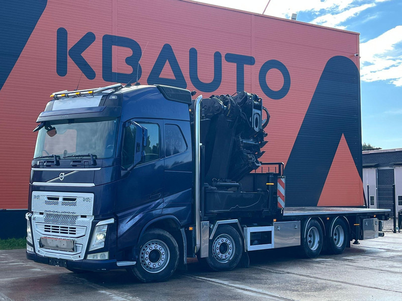 Volvo FH 500 8x4 EFFER 1405 6s + JIB + WINCH / PLATFORM EXTENDABLE L=6206 - 8226mm - משאית צד נופל/ שטוחה, משאית מנוף: תמונה 2 Volvo FH 500 8x4 EFFER 1405 6s + JIB + WINCH / PLATFORM EXTENDABLE L=6206 - 8226mm - משאית צד נופל/ שטוחה, משאית מנוף: תמונה 2
