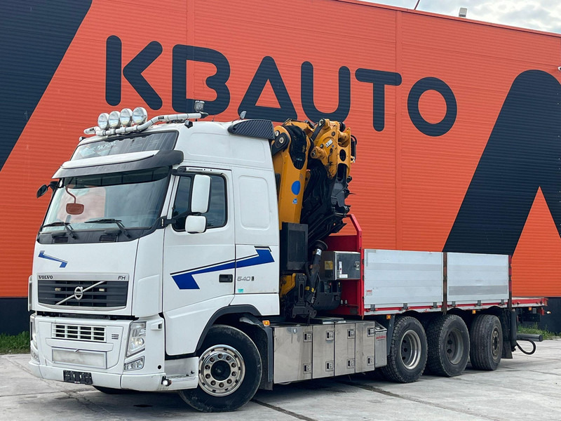 Volvo FH 540 8x4*4 EFFER 525/6S + JIB + WINCH / PLATFORM L=6216 mm - משאית צד נופל/ שטוחה, משאית מנוף: תמונה 2 Volvo FH 540 8x4*4 EFFER 525/6S + JIB + WINCH / PLATFORM L=6216 mm - משאית צד נופל/ שטוחה, משאית מנוף: תמונה 2