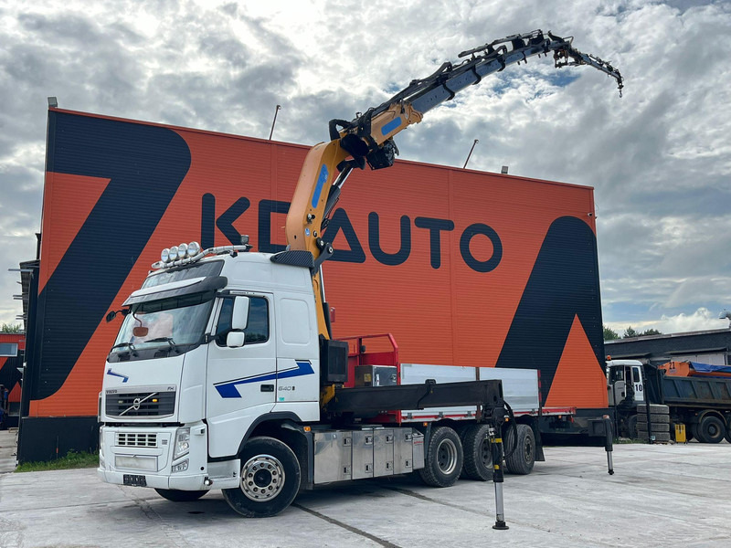 Volvo FH 540 8x4*4 EFFER 525/6S + JIB + WINCH / PLATFORM L=6216 mm - משאית צד נופל/ שטוחה, משאית מנוף: תמונה 1 Volvo FH 540 8x4*4 EFFER 525/6S + JIB + WINCH / PLATFORM L=6216 mm - משאית צד נופל/ שטוחה, משאית מנוף: תמונה 1