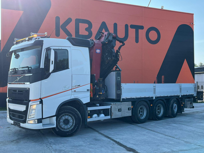 Volvo FH 540 8x4*4 HMF5020K-6 + JIB + WINCH / PLATFORM L=6508 mm - משאית צד נופל/ שטוחה, משאית מנוף: תמונה 2 Volvo FH 540 8x4*4 HMF5020K-6 + JIB + WINCH / PLATFORM L=6508 mm - משאית צד נופל/ שטוחה, משאית מנוף: תמונה 2