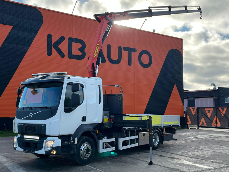 Volvo FL 250 4x2 PALFINGER PK 12.501 / PLATFORM L=5019 mm - משאית צד נופל/ שטוחה, משאית מנוף: תמונה 1 Volvo FL 250 4x2 PALFINGER PK 12.501 / PLATFORM L=5019 mm - משאית צד נופל/ שטוחה, משאית מנוף: תמונה 1