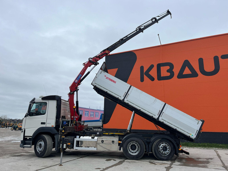 מזהיר, משאית מנוף Volvo FM 410 6x2*4 HMF 1120-K4 / TIPPER BOX L=5573 mm: תמונה 9