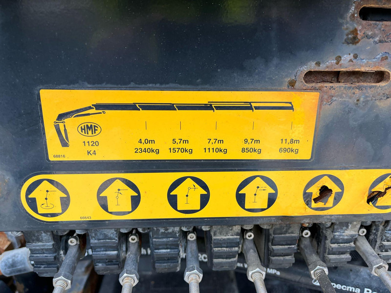 מזהיר, משאית מנוף Volvo FM 410 6x2*4 HMF 1120-K4 / TIPPER BOX L=5573 mm: תמונה 11