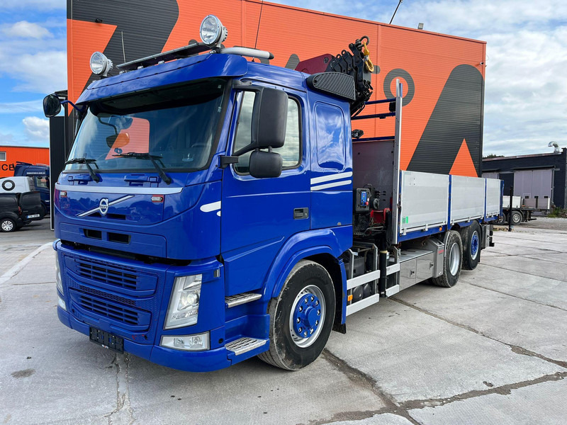 Volvo FM 450 6x4*4 HYDRODRIVE HMF 1820-K5 / 1267 PTO HOURS / PLATFORM L=6240-7240 mm EXTENDABLE - משאית צד נופל/ שטוחה, משאית מנוף: תמונה 2 Volvo FM 450 6x4*4 HYDRODRIVE HMF 1820-K5 / 1267 PTO HOURS / PLATFORM L=6240-7240 mm EXTENDABLE - משאית צד נופל/ שטוחה, משאית מנוף: תמונה 2