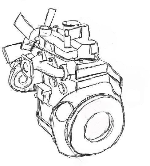 Komatsu 4D84 - מנוע עבור מכונת בנייה: תמונה 1 Komatsu 4D84 - מנוע עבור מכונת בנייה: תמונה 1