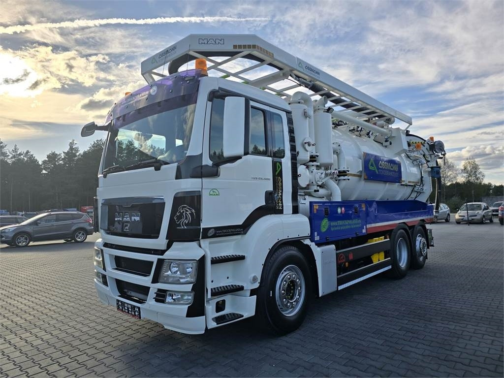 MAN ASSMANN ADR KOMBI FOR CLEANING CANALS WUKO  - משאית ואקום: תמונה 3 MAN ASSMANN ADR KOMBI FOR CLEANING CANALS WUKO  - משאית ואקום: תמונה 3