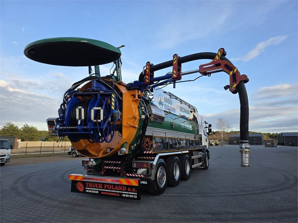 משאית ואקום Scania WUKO KAISER EUR-MARK PKL 12.8 FOR CLEANING CANALS: תמונה 29