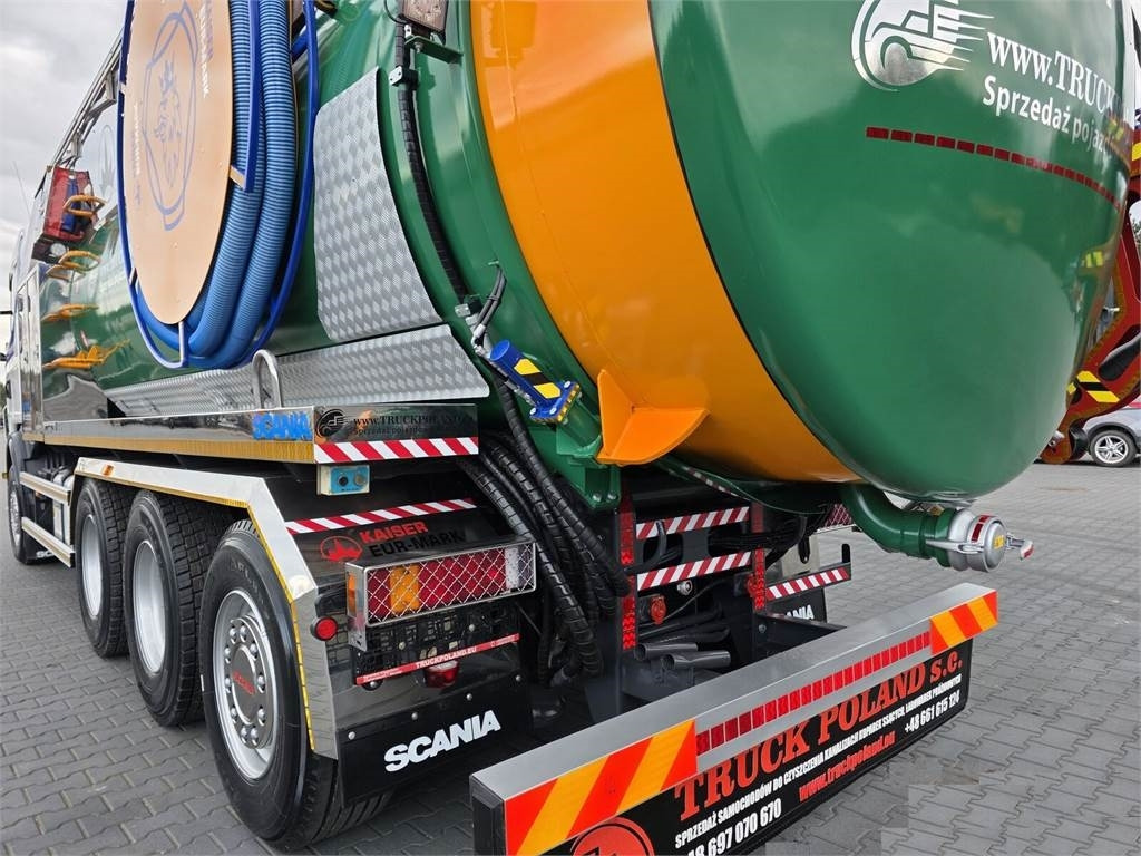 משאית ואקום Scania WUKO KAISER EUR-MARK PKL 12.8 FOR CLEANING CANALS: תמונה 16
