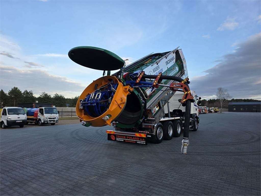 משאית ואקום Scania WUKO KAISER EUR-MARK PKL 12.8 FOR CLEANING CANALS: תמונה 36