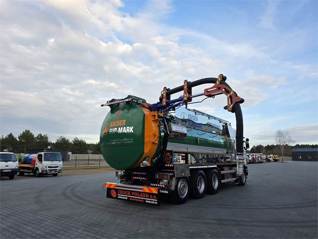 משאית ואקום Scania WUKO KAISER EUR-MARK PKL 12.8 FOR CLEANING CANALS: תמונה 25