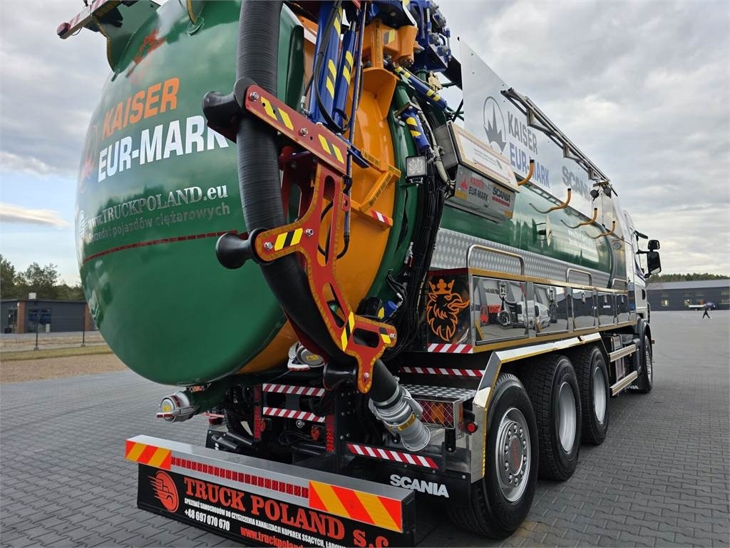 משאית ואקום Scania WUKO KAISER EUR-MARK PKL 12.8 FOR CLEANING CANALS: תמונה 17