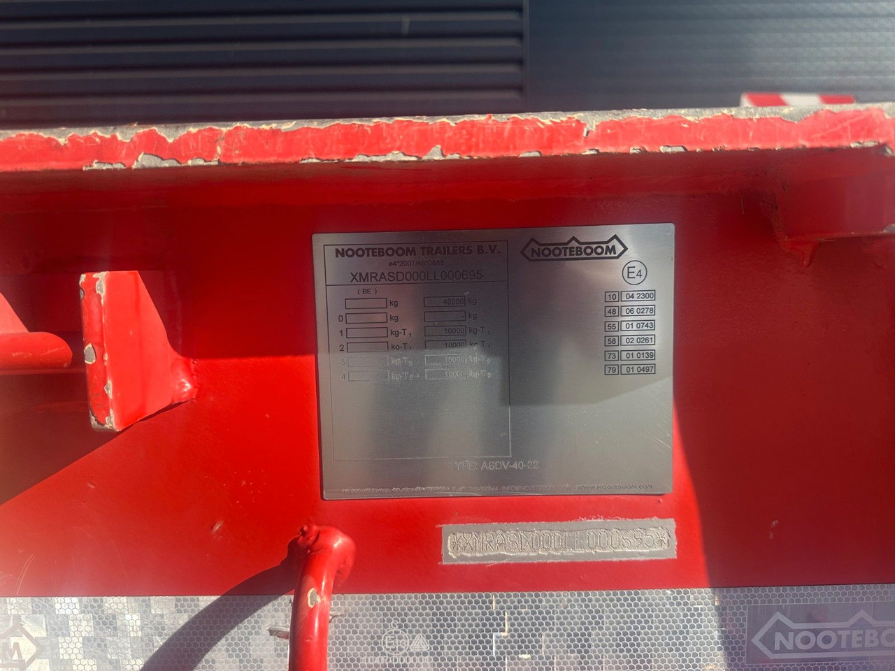 קרון נגרר עם מטען נמוך Nooteboom 4 achs anhänger / Doppelt rampen: תמונה 7