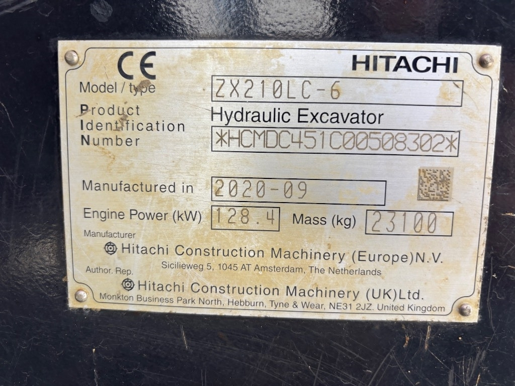 מחפר סורק Hitachi ZX 210 LC-6: תמונה 24
