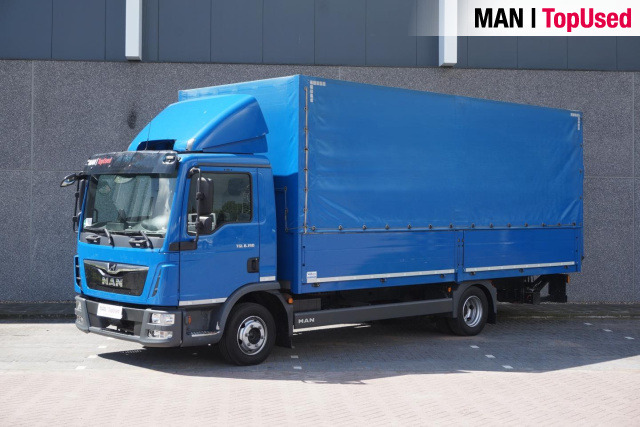 MAN TGL 8.190 4X2 BL - משאית צד נופל/ שטוחה: תמונה 1 MAN TGL 8.190 4X2 BL - משאית צד נופל/ שטוחה: תמונה 1