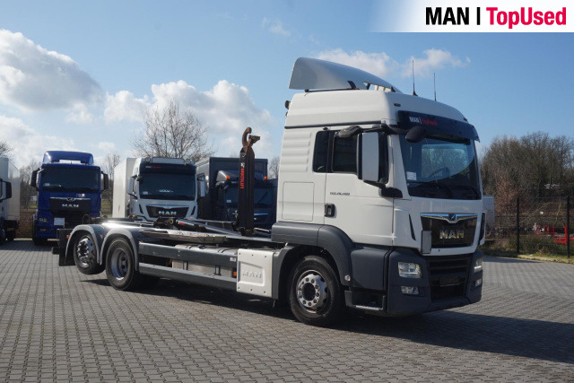 מזהיר MAN TGS 26.460 6X2-4 BL Abroll Kipper: תמונה 7