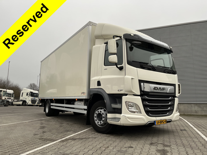 DAF CF 260 FA / 18 Ton / 350 dkm / Box 7.5 m / Laadklep / APK TUV 04-26 - משאית תיבה: תמונה 1 DAF CF 260 FA / 18 Ton / 350 dkm / Box 7.5 m / Laadklep / APK TUV 04-26 - משאית תיבה: תמונה 1