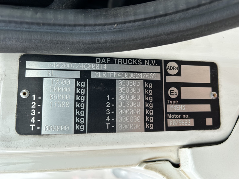 יחידת טרקטור DAF CF 410 FT Space Cab / 410 dkm / MX Brake / APK TUV 04-26: תמונה 15