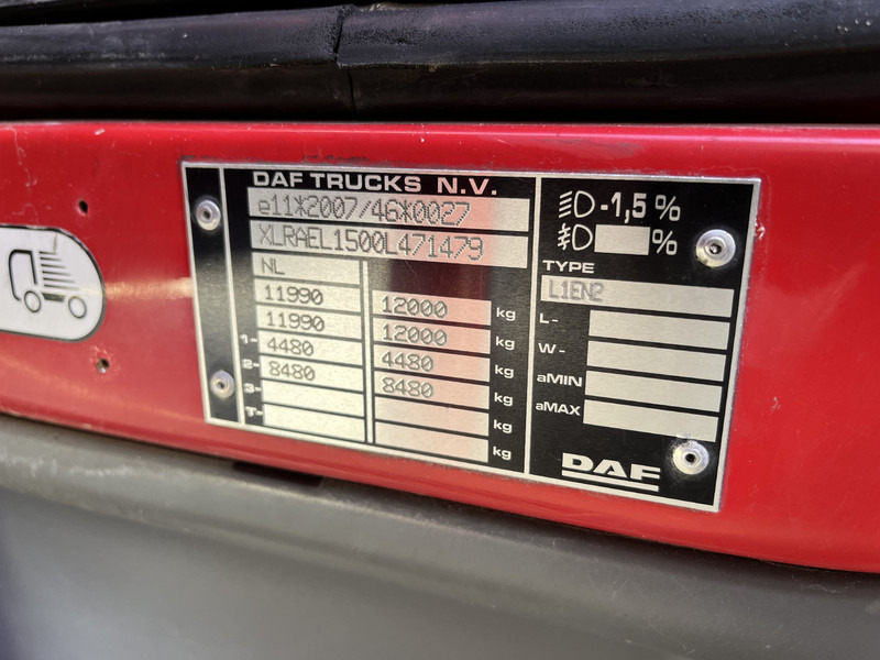 משאית תיבה DAF LF 210 FA / 12 Ton / 396 dkm / Box / Loadlift / NL Truck: תמונה 12