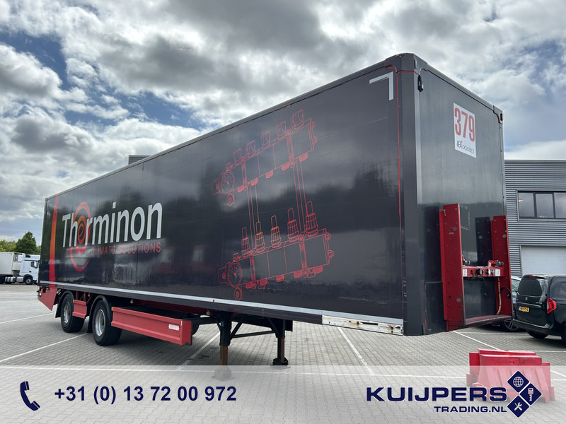 Groenewegen Jumbo DRO-14-18 / Box Trailer / 2x Stuuras / Laadklep / APK 06-26 - סמיטריילר בתיבה סגורה: תמונה 1 Groenewegen Jumbo DRO-14-18 / Box Trailer / 2x Stuuras / Laadklep / APK 06-26 - סמיטריילר בתיבה סגורה: תמונה 1