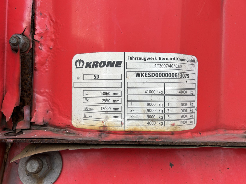 סמיטריילר עם וילונות צד Krone Profi Liner / Mega / Curtainside / BPW Drum / NL Trailer: תמונה 12