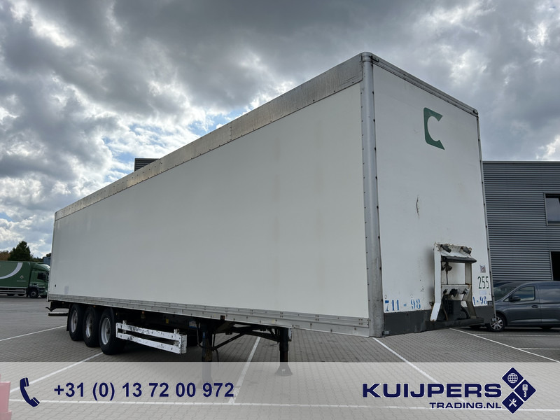 Krone SDP 27 / Box - Confectie / 3 axle BPW Drum / NL Trailer - סמיטריילר בתיבה סגורה: תמונה 1 Krone SDP 27 / Box - Confectie / 3 axle BPW Drum / NL Trailer - סמיטריילר בתיבה סגורה: תמונה 1