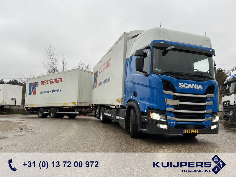 Scania R410 Highline / BDF Box + Wecon AWZ 218 / BDF Box / 448 dkm / NL Truck + Trailer - מוביל מכולות/ משאית החלפת גוף: תמונה 1 Scania R410 Highline / BDF Box + Wecon AWZ 218 / BDF Box / 448 dkm / NL Truck + Trailer - מוביל מכולות/ משאית החלפת גוף: תמונה 1