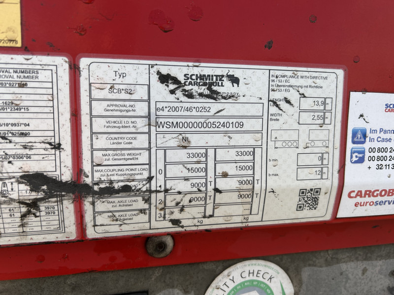 Schmitz Cargobull SCB S2 / Box Trailer / Disk / APK TUV 10-26 - סמיטריילר בתיבה סגורה: תמונה 5 Schmitz Cargobull SCB S2 / Box Trailer / Disk / APK TUV 10-26 - סמיטריילר בתיבה סגורה: תמונה 5