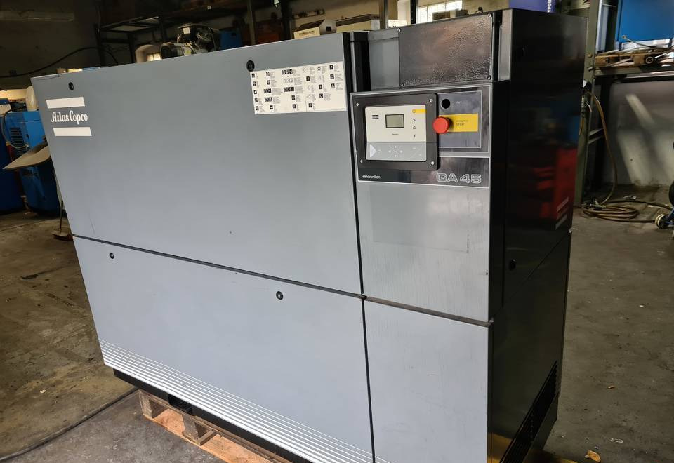 Kompresor śrubowy ATLAS COPCO GA 45 - מדחס אוויר: תמונה 2 Kompresor śrubowy ATLAS COPCO GA 45 - מדחס אוויר: תמונה 2
