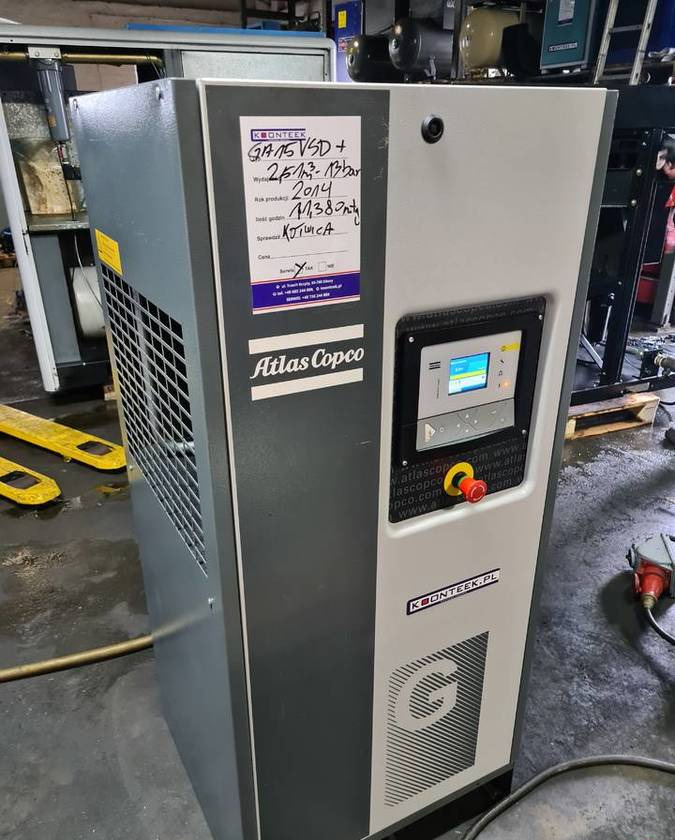 Kompresor śrubowy Atlas Copco GA 15 VSD ff + - מדחס אוויר: תמונה 3 Kompresor śrubowy Atlas Copco GA 15 VSD ff + - מדחס אוויר: תמונה 3