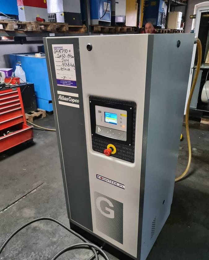 Kompresor śrubowy Atlas Copco GA 15 VSD ff + - מדחס אוויר: תמונה 5 Kompresor śrubowy Atlas Copco GA 15 VSD ff + - מדחס אוויר: תמונה 5