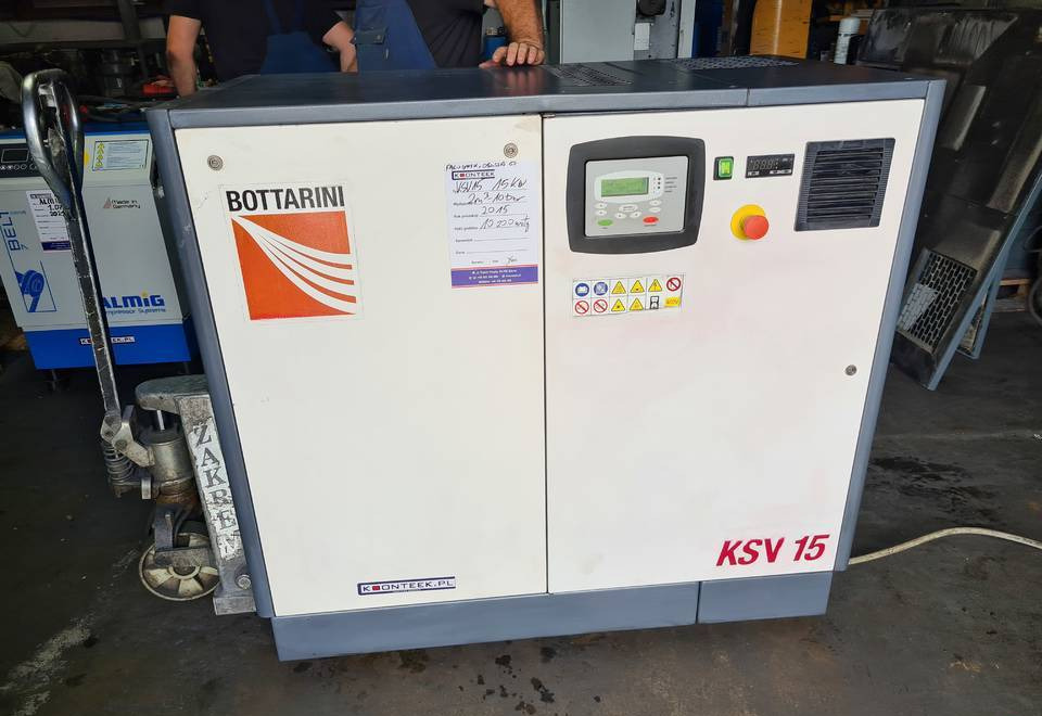 Kompresor śrubowy BOTTARINI KSV 15, 15 kw, 2015r - מדחס אוויר: תמונה 4 Kompresor śrubowy BOTTARINI KSV 15, 15 kw, 2015r - מדחס אוויר: תמונה 4