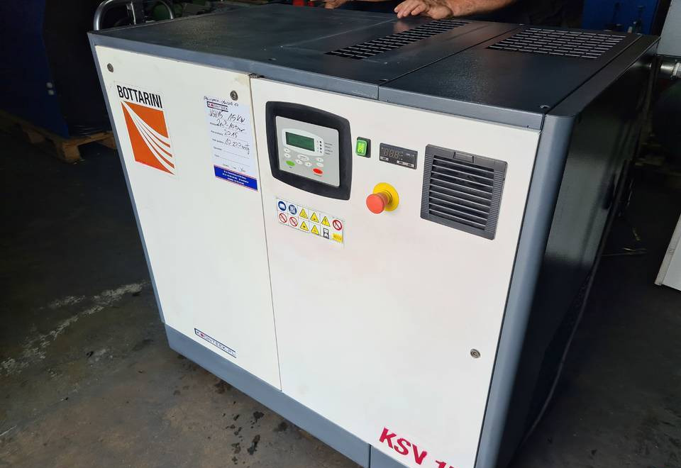 Kompresor śrubowy BOTTARINI KSV 15, 15 kw, 2015r - מדחס אוויר: תמונה 2 Kompresor śrubowy BOTTARINI KSV 15, 15 kw, 2015r - מדחס אוויר: תמונה 2