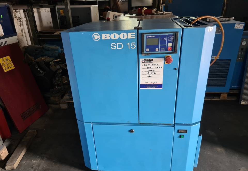 Kompresor śrubowy Boge SD 15, 11 kw - מדחס אוויר: תמונה 1 Kompresor śrubowy Boge SD 15, 11 kw - מדחס אוויר: תמונה 1