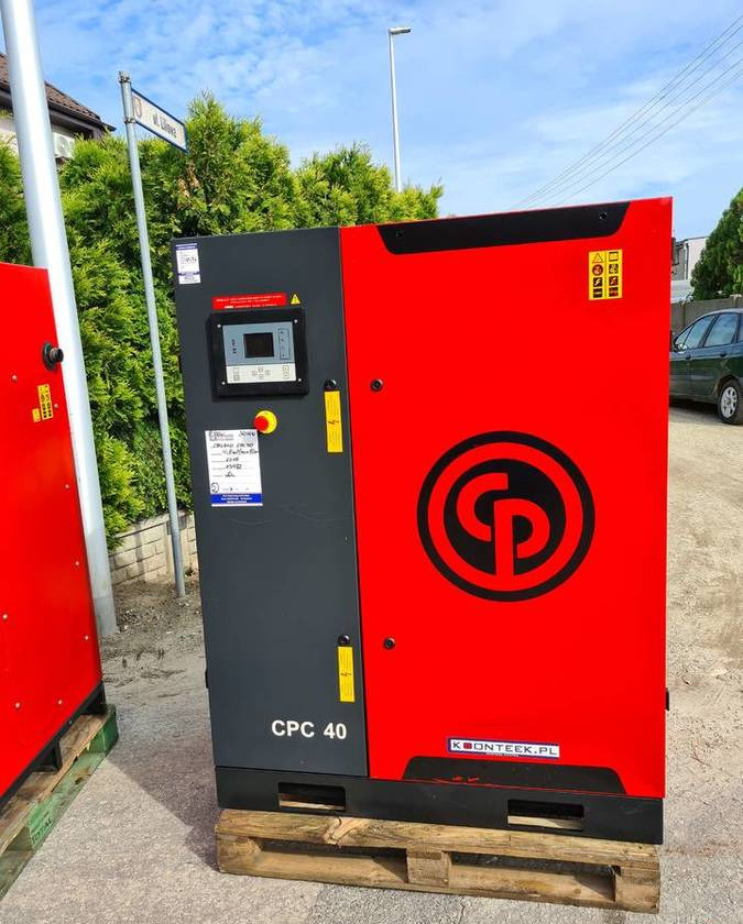 Kompresor śrubowy Chicago Pneumatic CPC 40 30 kw, Atlas Copco - מדחס אוויר: תמונה 1 Kompresor śrubowy Chicago Pneumatic CPC 40 30 kw, Atlas Copco - מדחס אוויר: תמונה 1