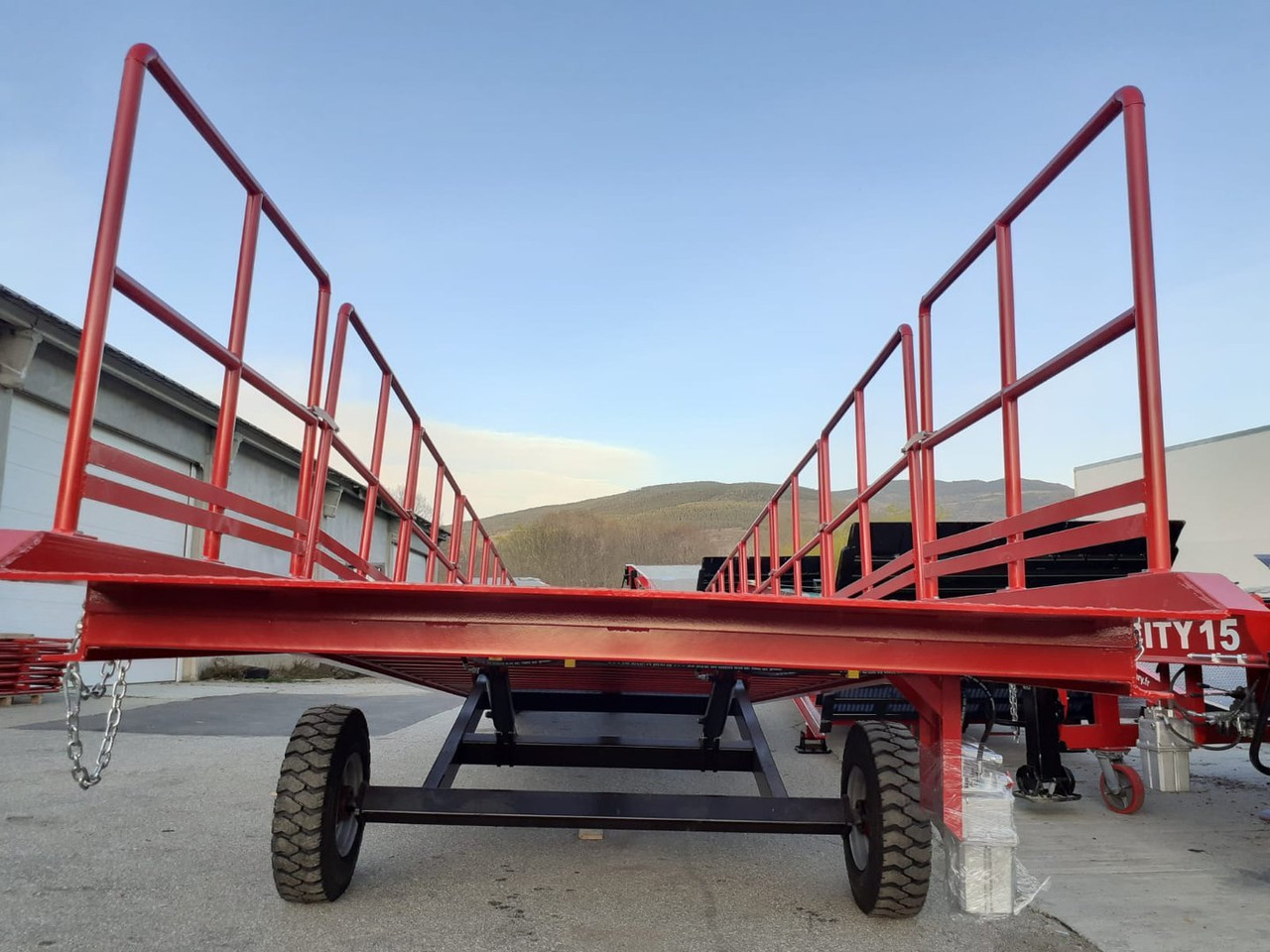 חָדָשׁ רמפת העמסה AZ RAMP-EASY XL-12-RL . Mobil Loading Ramp  WIDE With Level Off, 12 t Capacity: תמונה 5