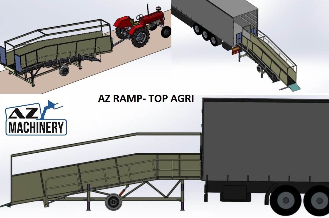 רמפת העמסה AZ RAMP TOP AGRI mobile loading ramp: תמונה 6