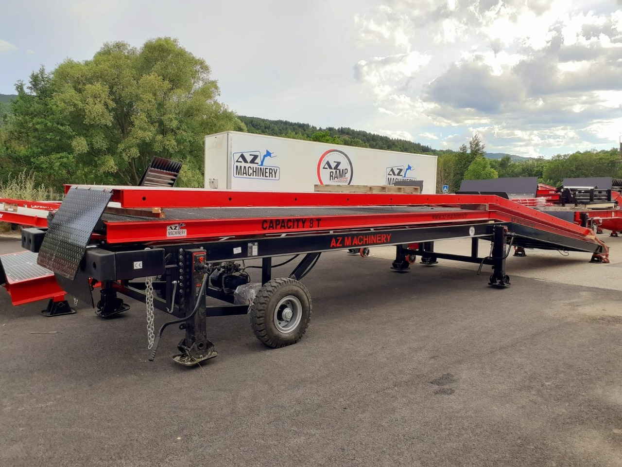 חָדָשׁ רמפת העמסה Mobile loading ramp- AZ RAMP-Customised: תמונה 6